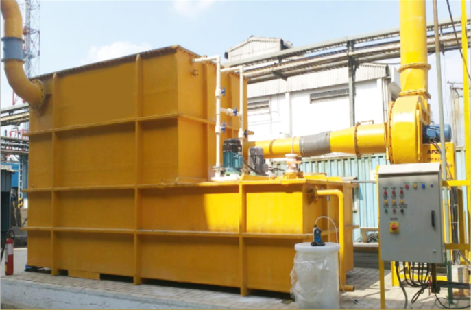 Our State of the art fully automatic Emergency Chlorine Scrubber system saved many lives in a cable manufacturing plant.